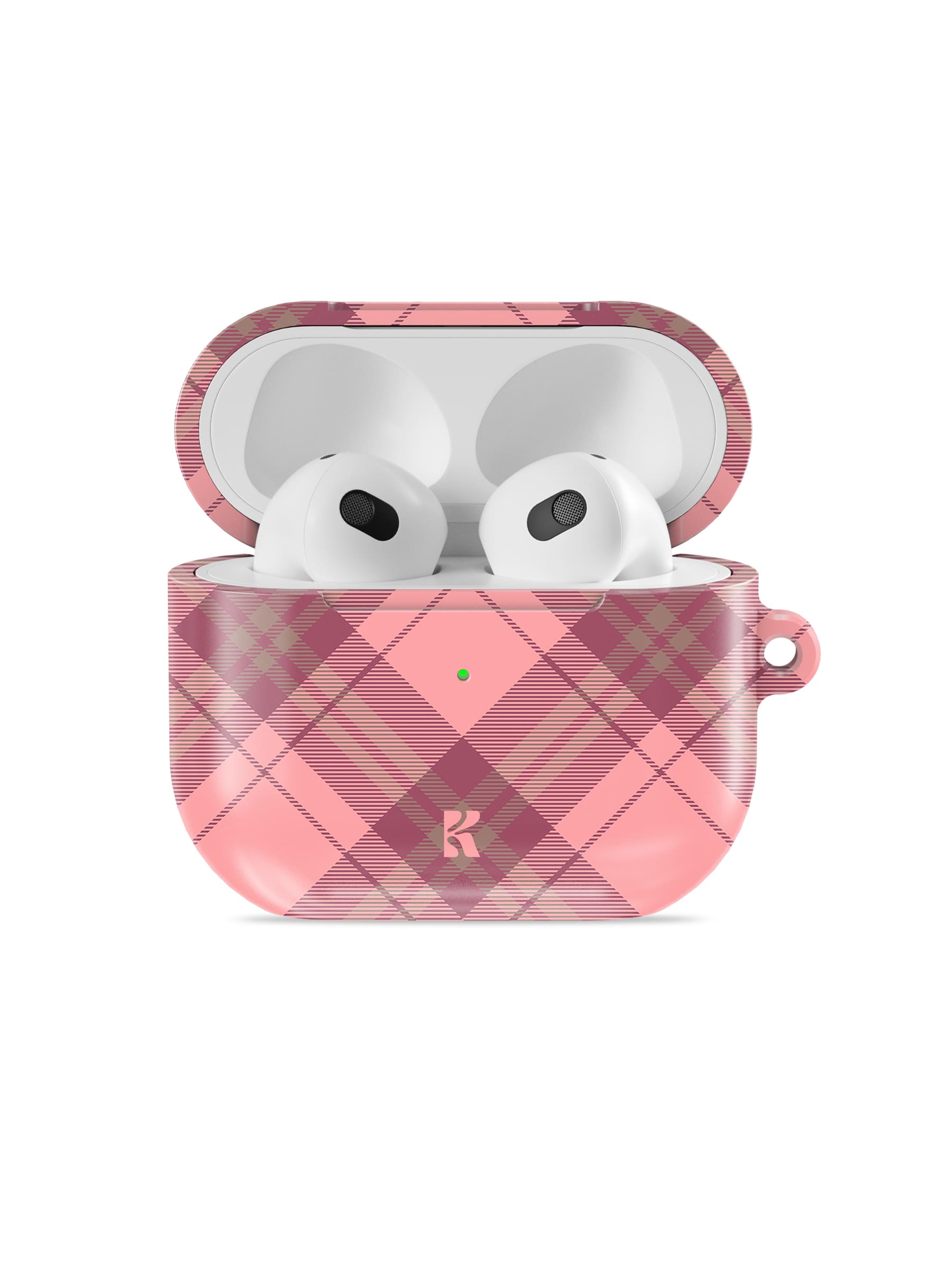 Tartan Blush - AirPods Case