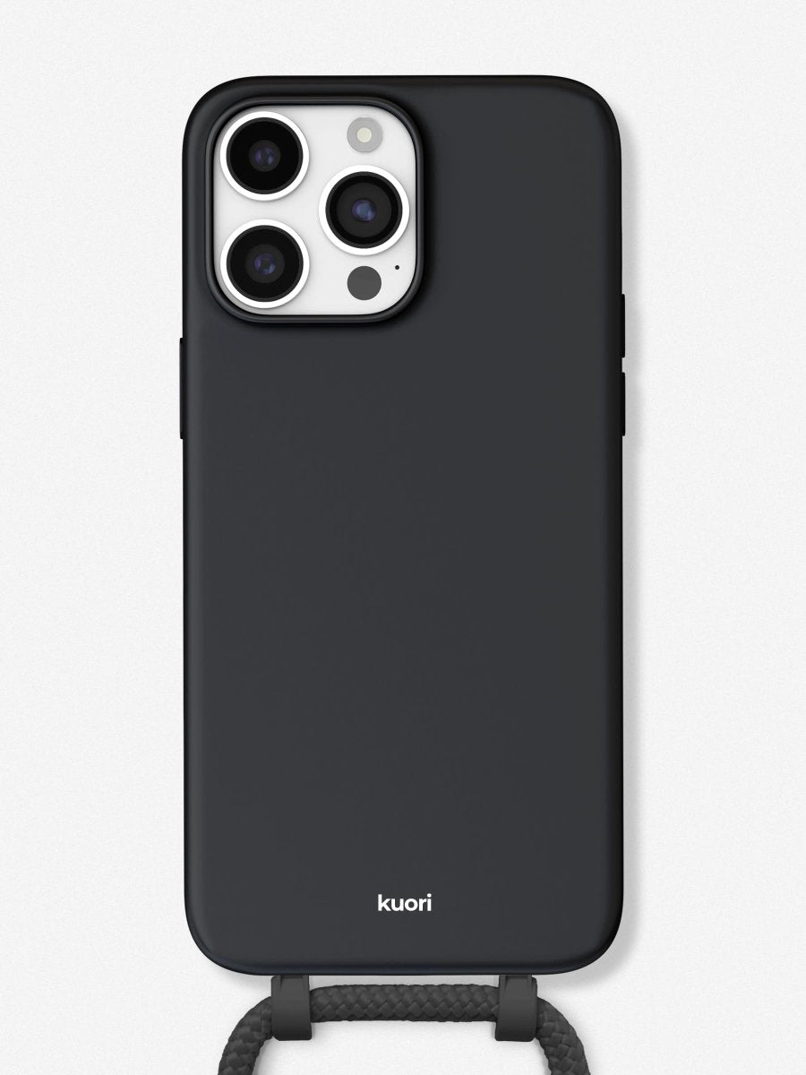 Funda móvil con cuerda para iPhone Black Pepper