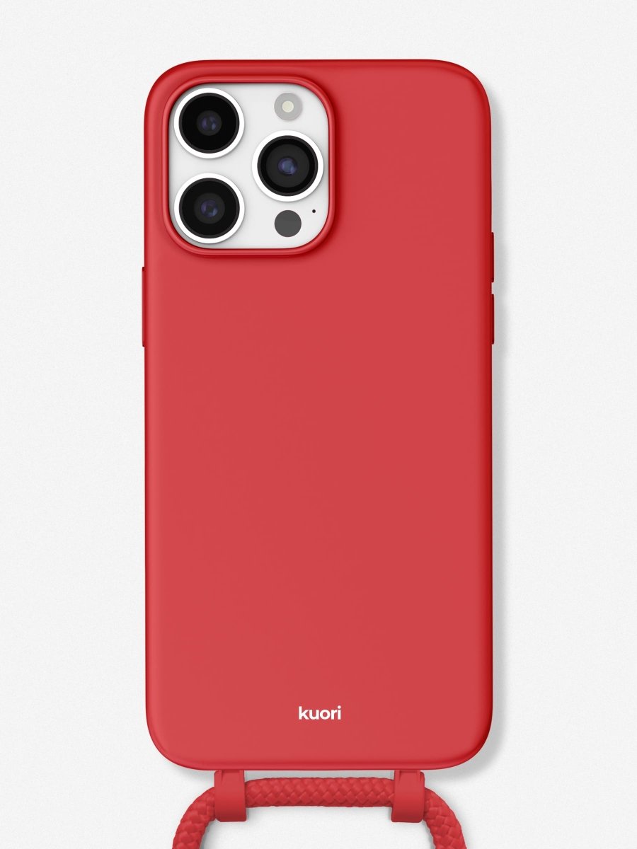 Funda móvil con cuerda para iPhone Paprika