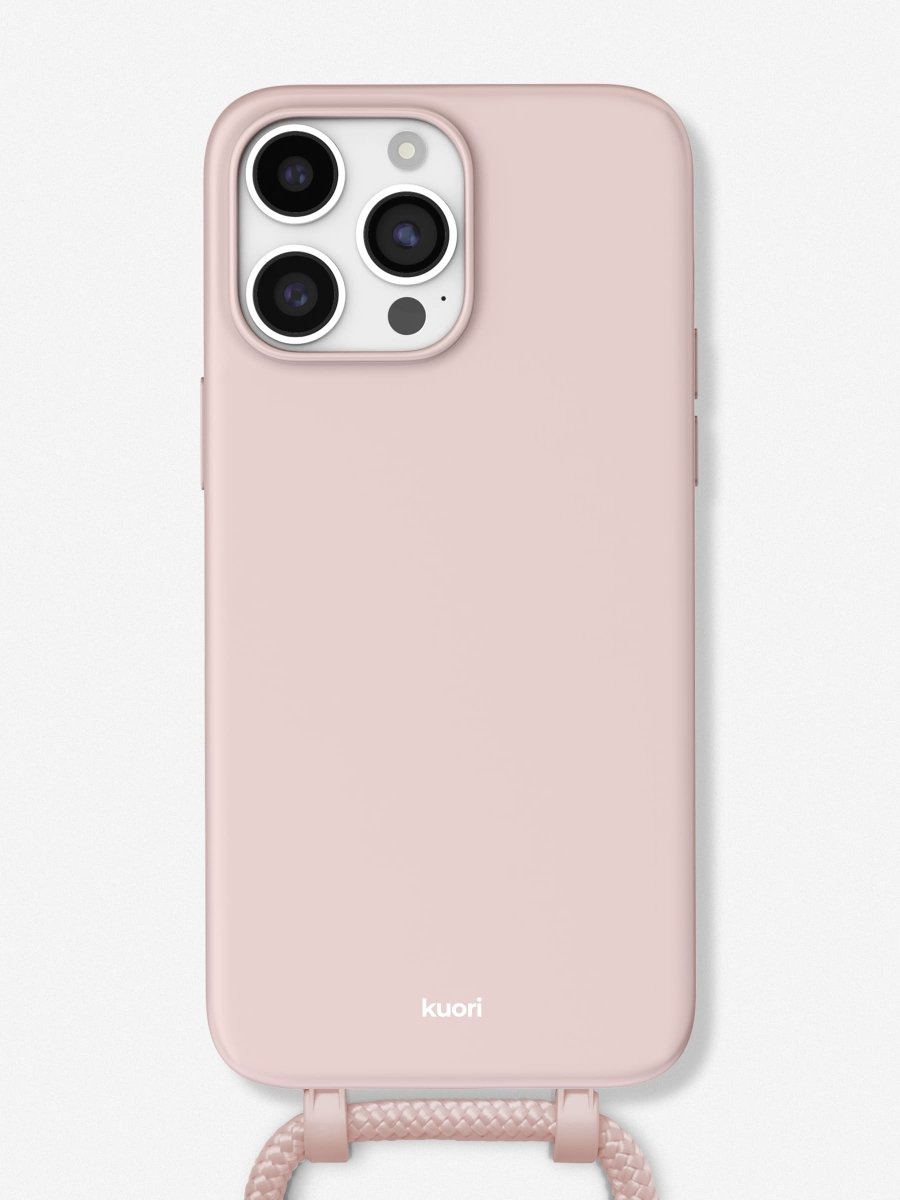 Funda móvil con cuerda para iPhone Pink Salt