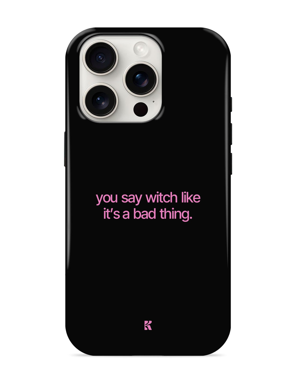 Funda Witchy negra para iPhone Pro #cameres_15pm