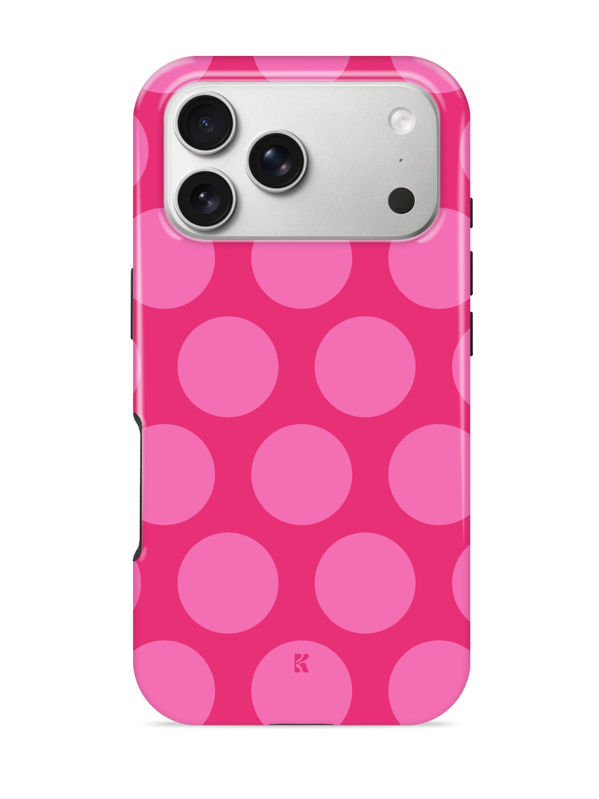 Funda Pink Polka para iPhone 18 Pro Max