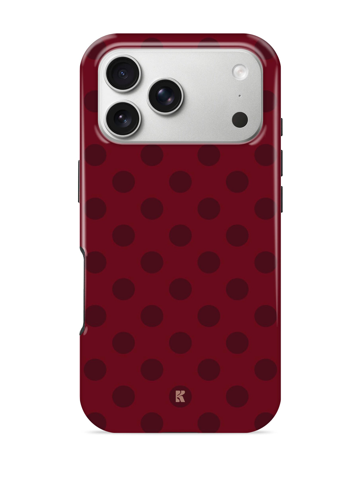 Burgundy Dots