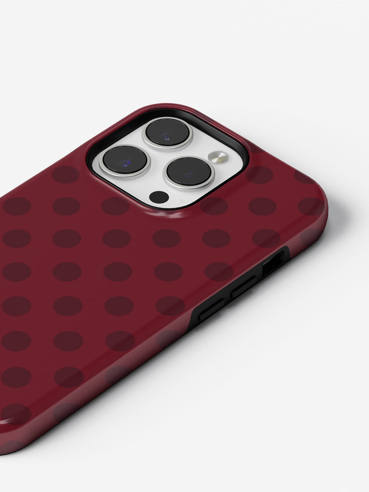 Burgundy Dots