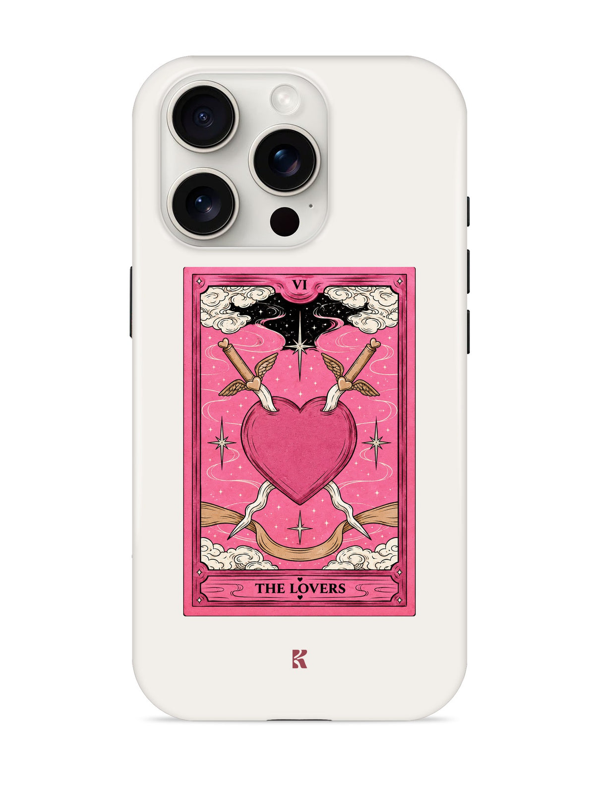 Funda Tarot Girl The Lovers para iPhone Pro #cameres_15pm