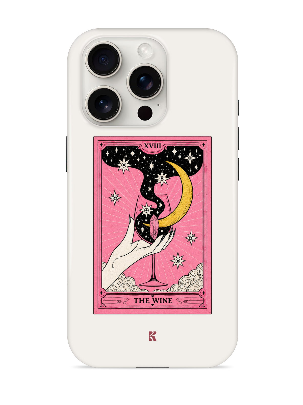 Funda Tarot Girl The Wine para iPhone Pro #cameres_15pm