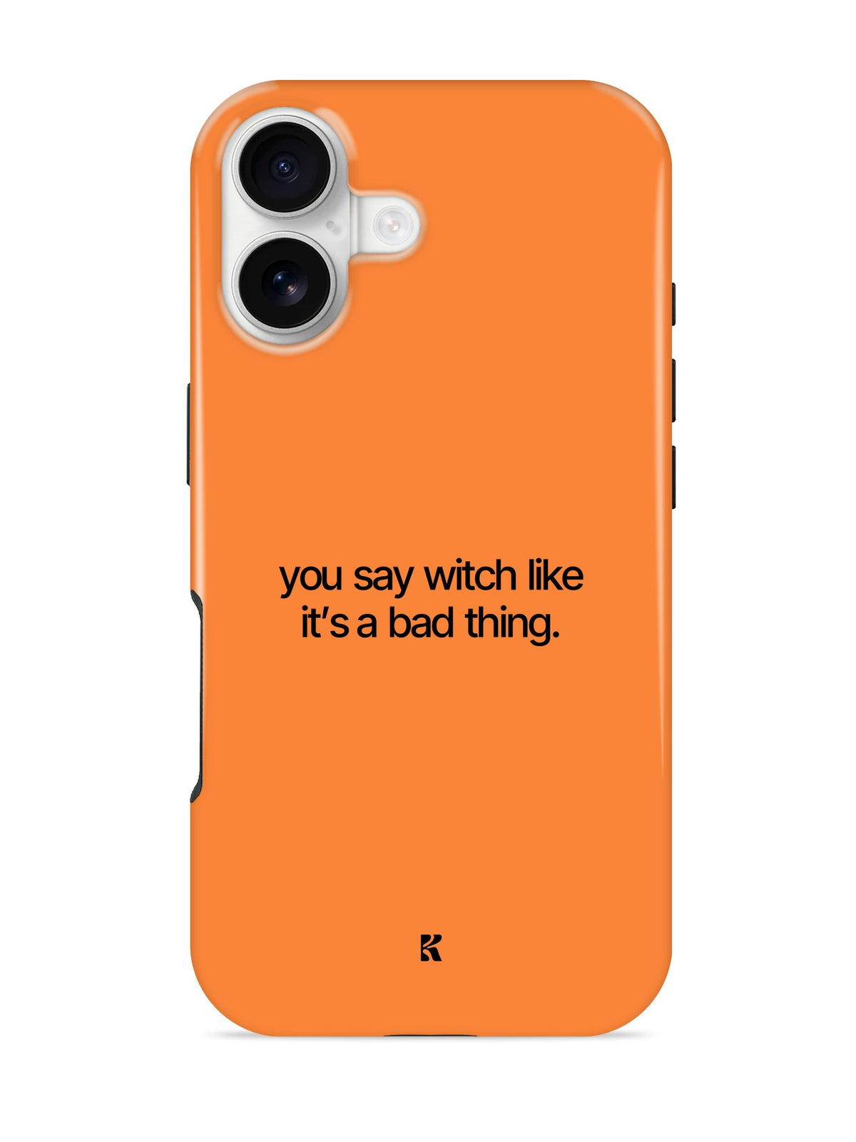 Funda Witchy naranja para iPhone 16 #cameres_16