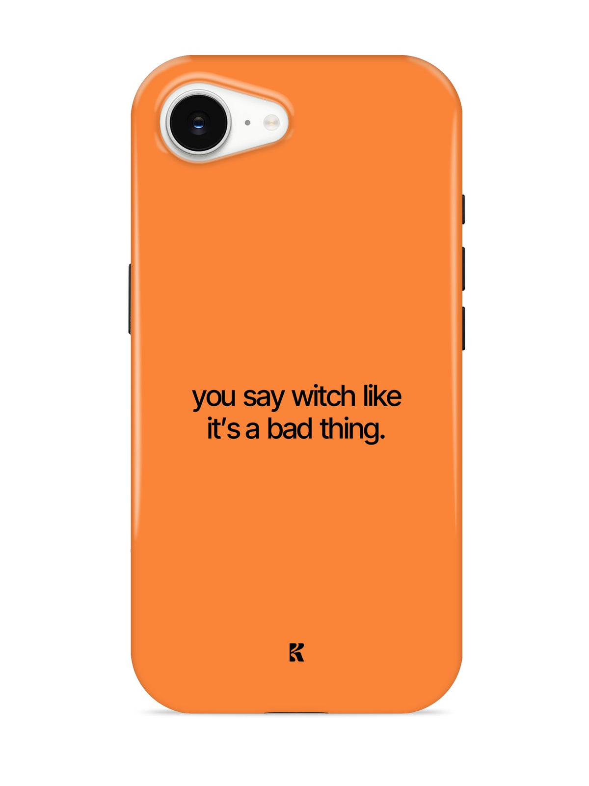 Funda Witchy naranja para iPhone 16e #cameres_16e