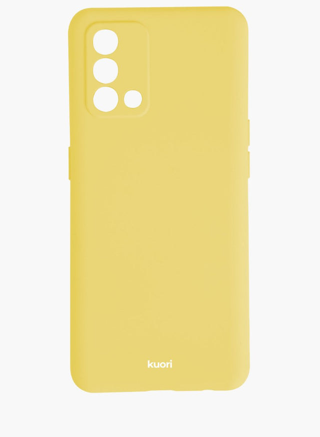 Funda de móvil amarilla - Bee. Personalización disponible en distintos colores y tipos de texto.