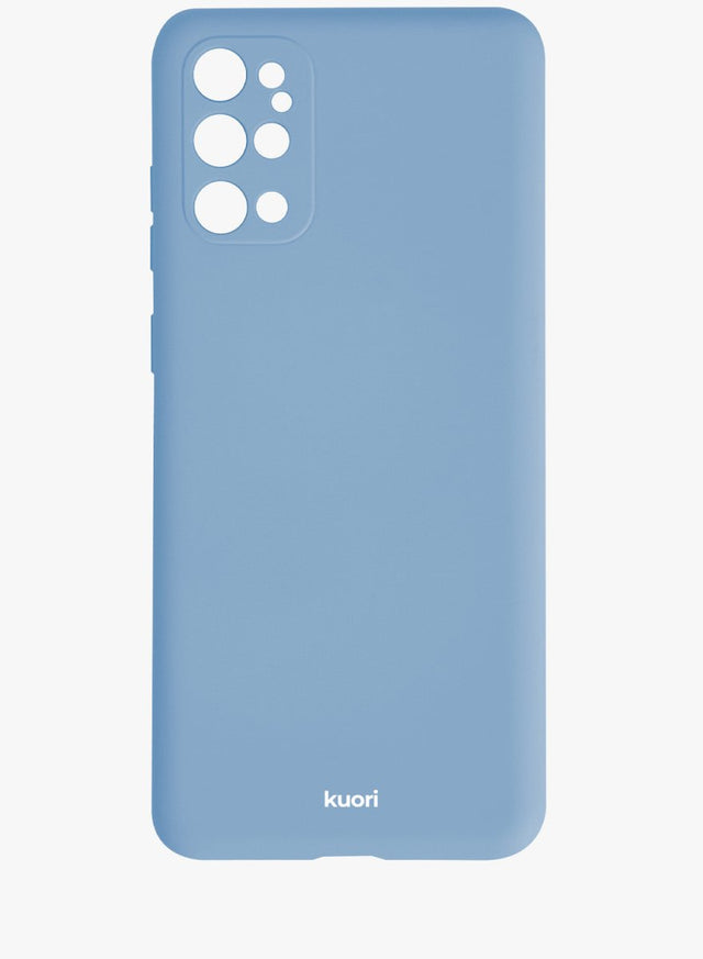 Funda para móvil de silicona azul - Blue Dragon. Personalización disponible en distintos colores y tipos de texto.