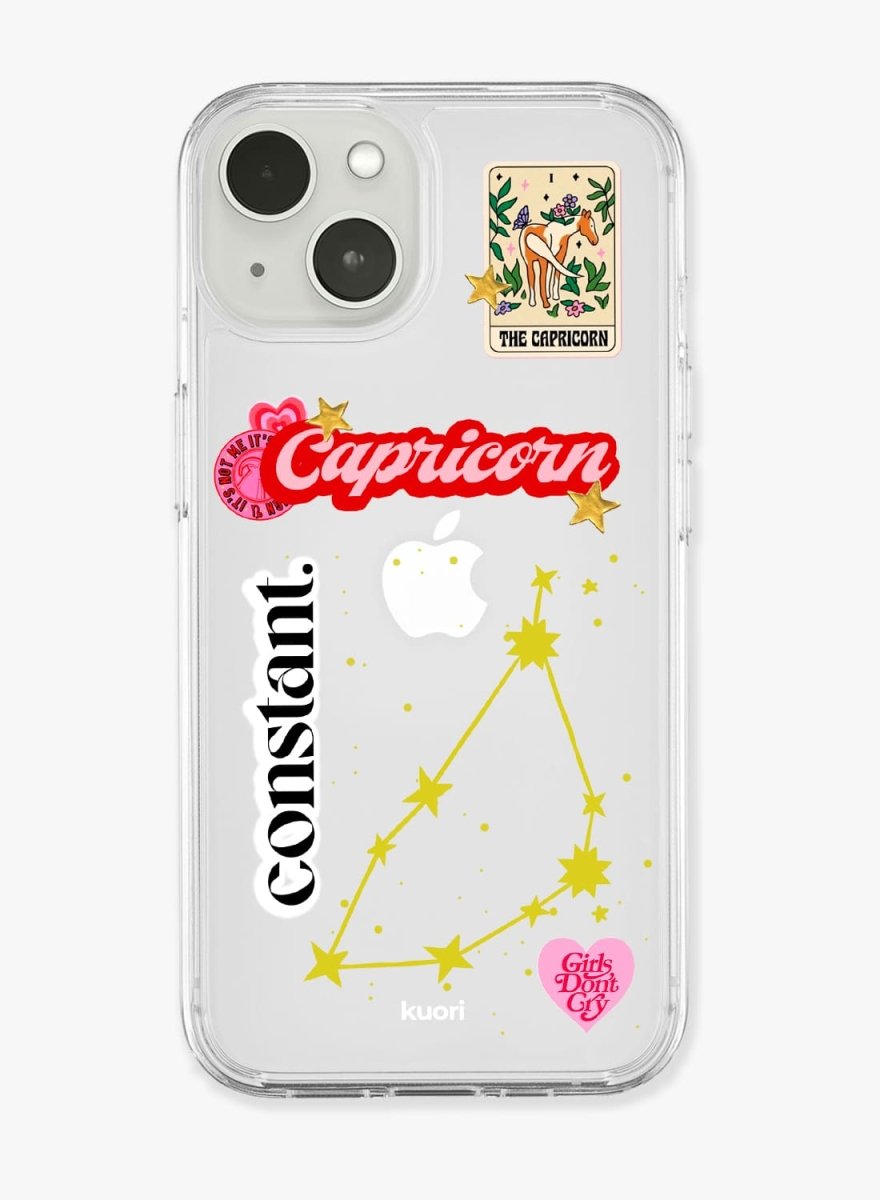 Clear case for iPhone Capricorn from the Zodiac Collection