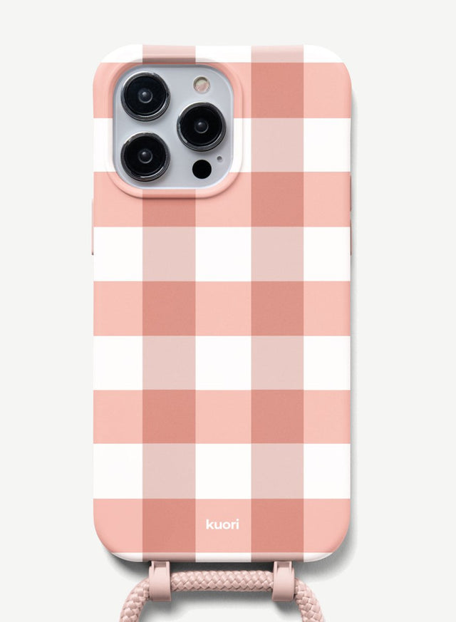 Funda móvil con cuerda para iPhone Pink Salt – Kuori